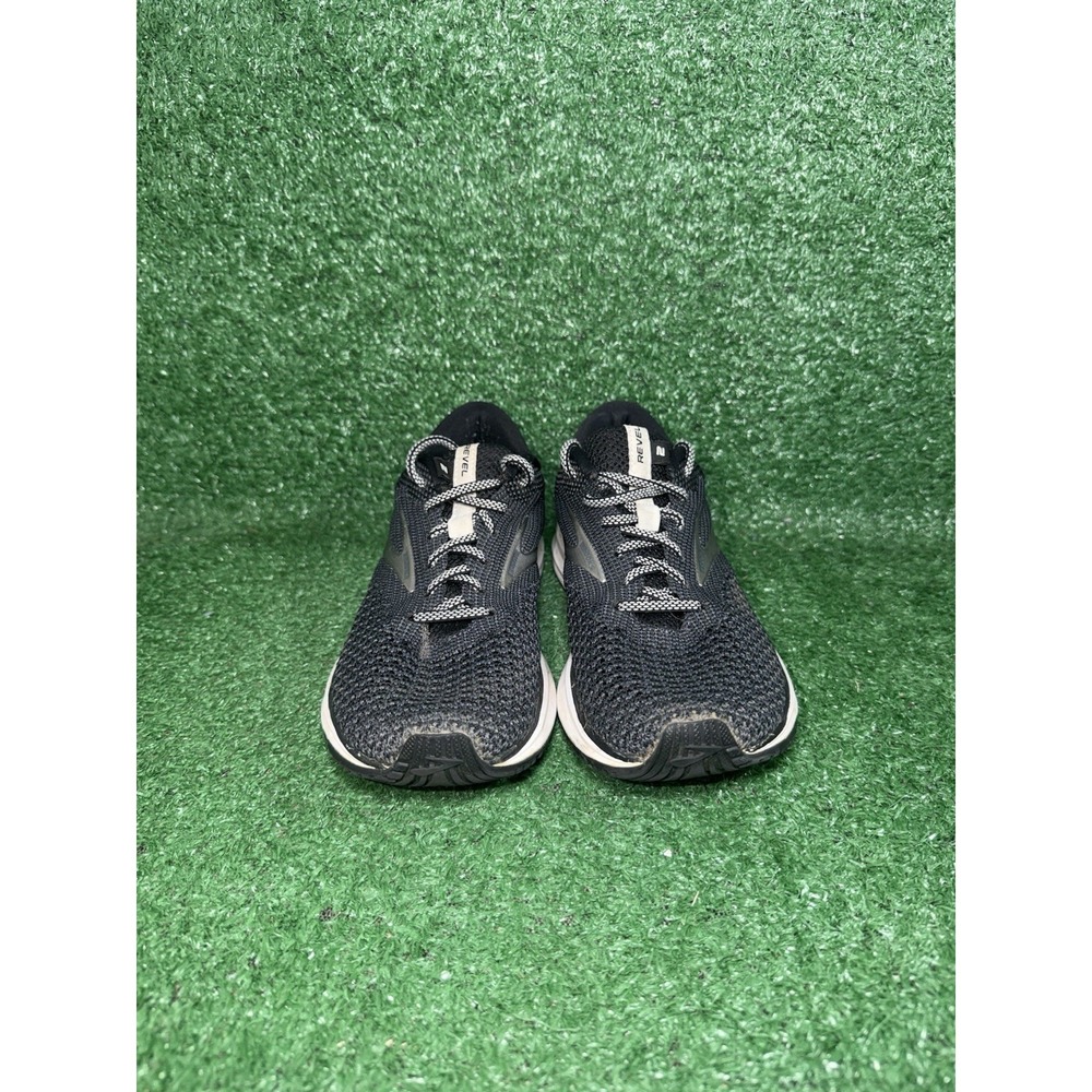 Brooks Womens Size 8 Revel 2 Black Silver Running Shoes Walking Comfort Sneakers - Picture 6 of 9